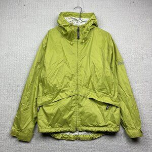 McKinley Aquamax Windbreaker Shell Jacket Women M Lime Green Light / Packable